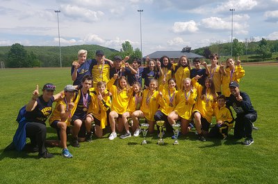 Middle School Track team