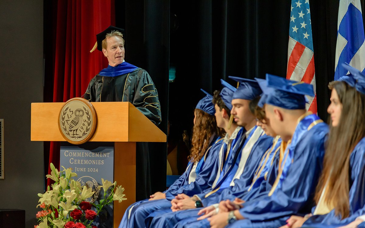 Mr. Tom Mustin, TV news anchor and ACS Athens alumnus