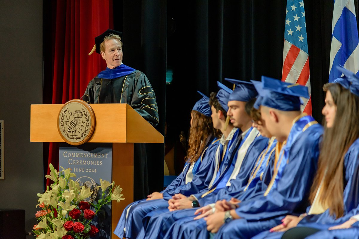 Mr. Tom Mustin, TV news anchor and ACS Athens alumnus